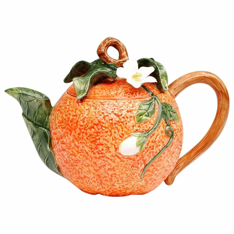 New ๐ Cosmos Gifts Corp. Orange Teapot โ๏ธ 1 New ๐ Cosmos Gifts Corp. Orange Teapot โ๏ธ