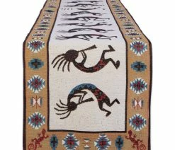 Hot Sale ❤️ Design Imports Kokopelli Tapestry Table Runner 13X72 👍