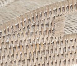 Brand new 🛒 KOUBOO La Jolla Rattan Rectangular Serving Tray, White-Wash 👍 -Tabletop Sales Store 7d5191580f97128a 6483 w800 h800 b0 p0
