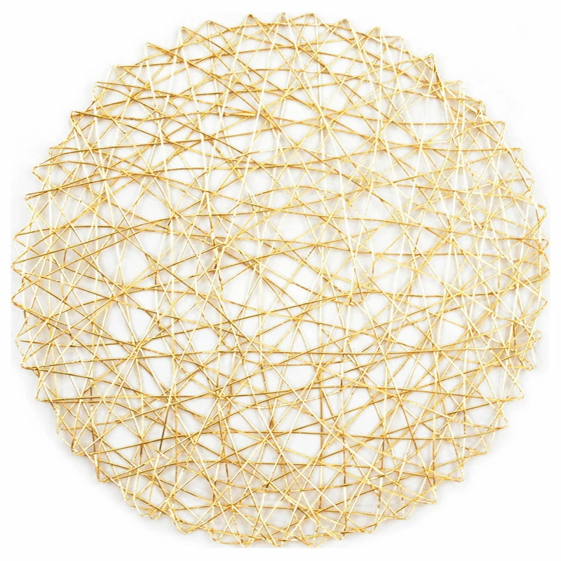 Best reviews of π Design Imports DII Gold Woven Paper Round Placemat, Set Of 6 π 2 Best reviews of π Design Imports DII Gold Woven Paper Round Placemat, Set Of 6 π - Image 2