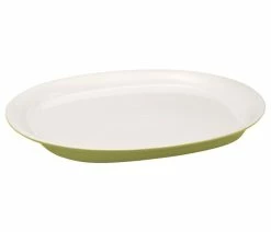 Best deal 🎉 Rachael Ray Cookware Dinnerware Round And Square 14" Stoneware Round Platter, Green ⭐