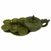 Flash Sale ✨ Golden Treasures Antiques Consigned 20th Century Chinese Jade 9 Pieces Tea Set ⌛