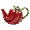 Hot Sale ✔️ Cosmos Gifts Corp. Red Chili Teapot ⭐