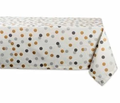 Wholesale 😉 Design Imports DII Metallic Confetti Tablecloth 👍