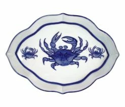 Flash Sale 🌟 SII Nautical Maryland Blue Crab Kitchen Server Platter Dish 🔔