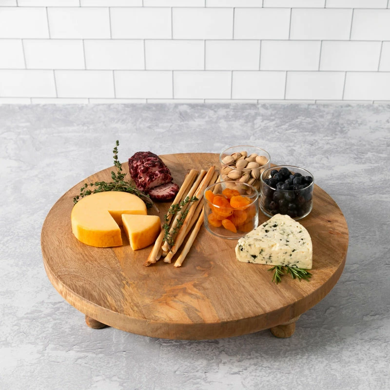 Top 10 ๐คฉ Heritage Lace Artisan Wood - Farmhouse Natural Decorative 16" Footed Charcuterie Board โ 2 Top 10 ๐คฉ Heritage Lace Artisan Wood - Farmhouse Natural Decorative 16" Footed Charcuterie Board โ - Image 2