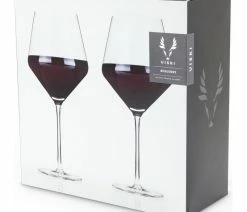 Top 10 ✨ True Brands Raye Crystal Burgundy Glasses By Viski, Set Of 2 ❤️ -Tabletop Sales Store 90a13e760810dd88 5698 w800 h800 b1 p0