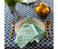 Best Sale 👏 Design Imports Nautical Blue Lattice Tablecloth 60X104 👍 -Tabletop Sales Store 931141390d03c60e 0737 w800 h800 b0 p0