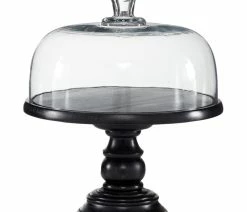 Promo 👏 Brimfield & May Traditional Black Wood Cake Stand 46795 🌟