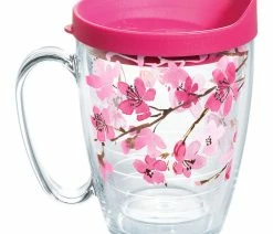Brand new ⭐ Tervis Sakura Japanese Cherry Blossom Insulated Tumbler Cup, 16oz Mug Classic 👏
