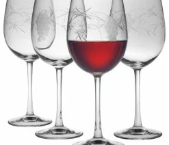 Deals ⌛ Susquehanna Glass Company Sonoma Handcut Wine Glasses, Set Of 4 ✔️