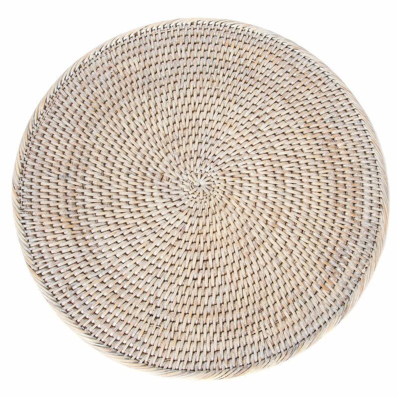 Best deal ๐ Artifacts Trading Company Artifacts Rattan Round Placemat, White Wash, Medium ๐ 2 Best deal ๐ Artifacts Trading Company Artifacts Rattan Round Placemat, White Wash, Medium ๐ - Image 2