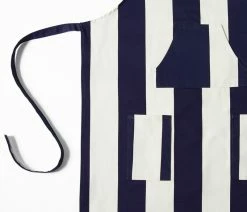 Flash Sale 🧨 Exclusive Fabrics & Furnishings, LLC Cabana Navy Printed Cotton Apron, 27"W X 34"L ❤️ -Tabletop Sales Store 9d11a557025dbbb5 2388 w800 h800 b0 p0