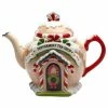 Flash Sale 🧨 Cosmos Gifts Corp. Peppermint Tea Shop Teapot, 32 Oz. 😉