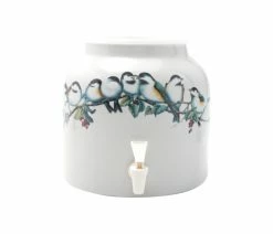 Brand new 🛒 Goldwell Designs® Goldwell Designs Song Birds Design Water Dispenser Crock ⭐