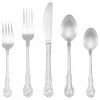 Wholesale 🤩 RiverRidge Home RiverRidge Bouquet 46-Piece Stainless Steel Letter N Flatware Set In Silver 👏
