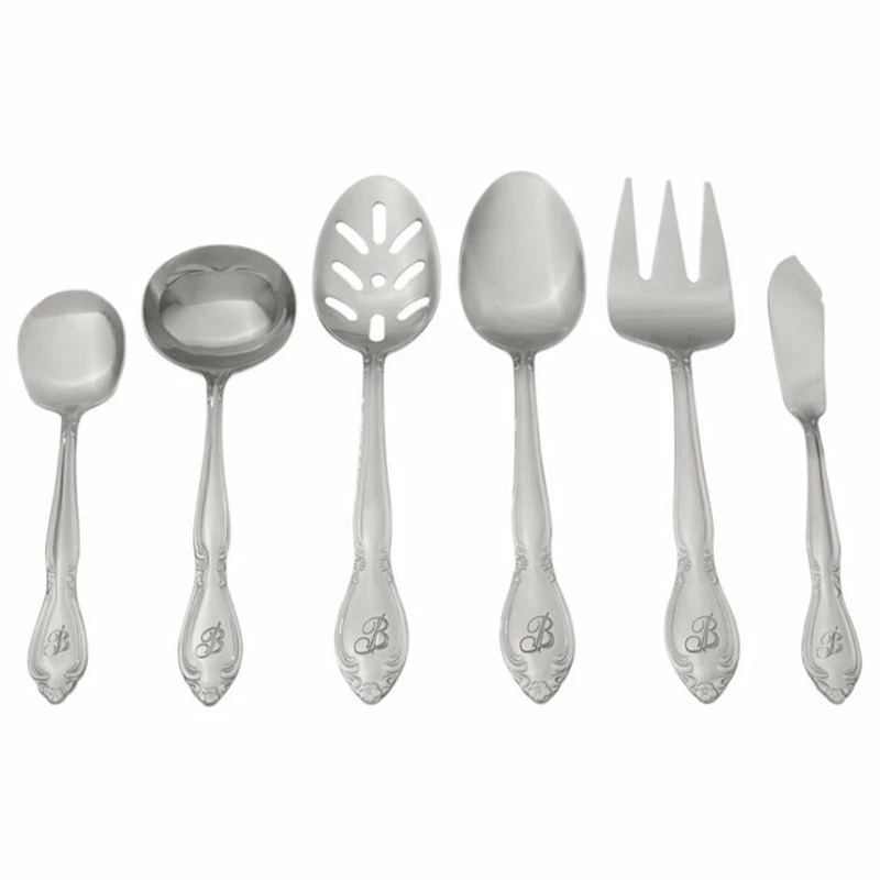 Buy ๐คฉ RiverRidge Home RiverRidge Rose 46-Piece Stainless Steel Letter E Flatware Set In Silver ๐ 3 Buy ๐คฉ RiverRidge Home RiverRidge Rose 46-Piece Stainless Steel Letter E Flatware Set In Silver ๐ - Image 3