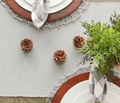 Best Sale 🌟 Design Imports Dove Gray Table Runner 13"x72" 🔔 -Tabletop Sales Store aba1403f0dddbdca 6957 w800 h800 b0 p0