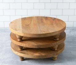 Top 10 🤩 Heritage Lace Artisan Wood - Farmhouse Natural Decorative 16" Footed Charcuterie Board ⌛