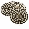 Budget ⭐ Saro Lifestyle Belagavi Collection Beaded Design Placemat, Set Of 4, 15"x15", Multi, Round 🎉