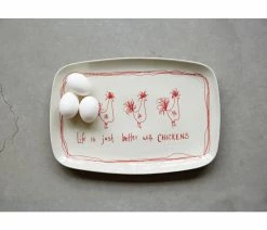 Flash Sale 😉 CREATIVE CO-OP "Life Is Just Better With Chickens" Stoneware Platter 👏 5 Flash Sale 😉 CREATIVE CO-OP "Life Is Just Better With Chickens" Stoneware Platter 👏 -Tabletop Sales Store ae7148f701522715 9351 w800 h800 b0 p0