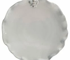 Best deal 😉 Abigails Inc Fleur-de-Lis Dinner Plates, Set Of 4 🔥