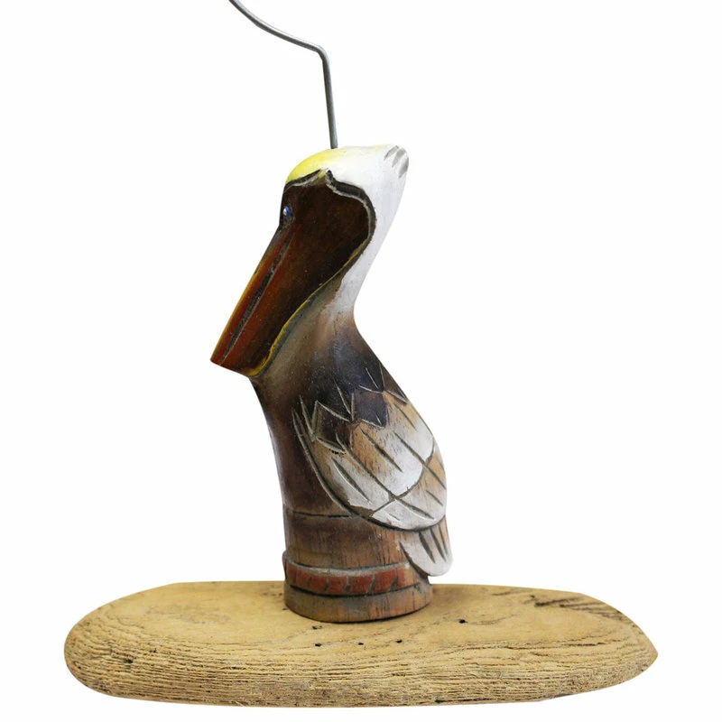 Flash Sale ๐ TIM Pelican On Piling With Driftwood Desktop Photo Holder Hand Carved ๐ 2 Flash Sale ๐ TIM Pelican On Piling With Driftwood Desktop Photo Holder Hand Carved ๐ - Image 2