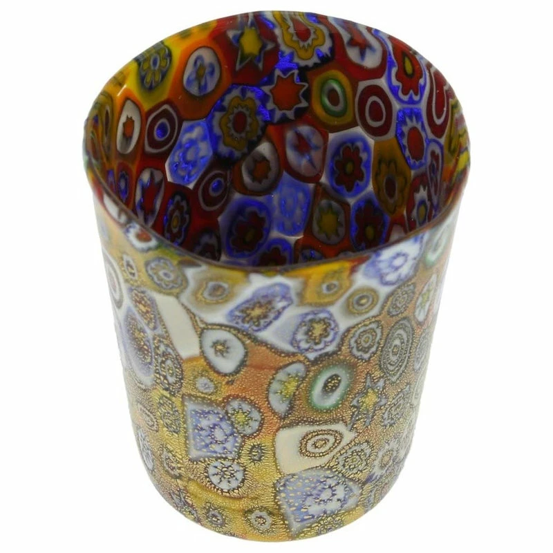 Buy ⌛ GlassOfVenice Murano Glass Millefiori Shot Glass - Gold Multicolor 🥰 3 Buy ⌛ GlassOfVenice Murano Glass Millefiori Shot Glass - Gold Multicolor 🥰 - Image 3