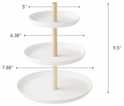 Brand new ⭐ Yamazaki Home Serving Stand, Steel And Wood, Holds 6.6 Lbs 👏 -Tabletop Sales Store b281fc07025adafe 2653 w800 h800 b1 p0