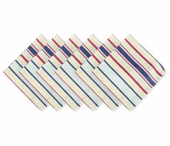Best deal ✔️ Design Imports DII Basic Primary Saturated Stripe Napkin, Set Of 6 👏