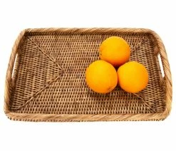 Best reviews of 🥰 Artifacts Trading Company Artifacts Rattan Rectangular Tray With High Handles, Honey Brown, 14"x10" ✨ -Tabletop Sales Store b4717e020d0cf4ae 5692 w800 h800 b1 p0