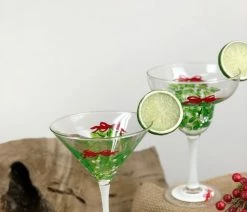 Best reviews of ⭐ Golden Hill Studio Mistletoe Martini, Set Of 2 ⌛ -Tabletop Sales Store b56174740eab1747 1237 w800 h800 b0 p0