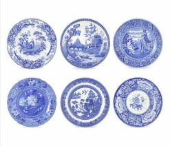 Wholesale 🤩 Portmeirion Spode Blue Room Set Of 6 Georgian Plates 🛒