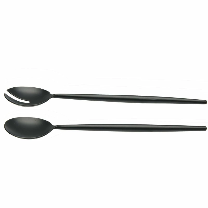 Wholesale ๐ฏ BLOOMINGVILLE Black Stainless Steel Salad Servers, 2-Piece Set โจ 4 Wholesale ๐ฏ BLOOMINGVILLE Black Stainless Steel Salad Servers, 2-Piece Set โจ - Image 4
