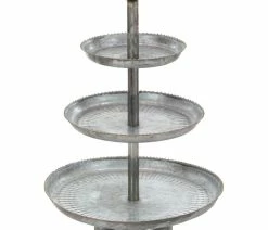 Best deal ๐ Brimfield & May Gray Iron Farmhouse 3 Tier Tray Stand 49206 โจ
