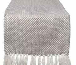 Cheapest โญ Design Imports Gray Woven Table Runner 15X72 ๐