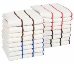 Best deal ⌛ Lavish Home 16 Piece Cotton Popcorn Terry Kitchen Towel Wash Cloth Set 💯