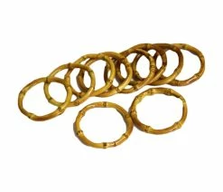 Best Pirce ⭐ Bamboo54 Bamboo Napkin Rings, Set Of 10 😉