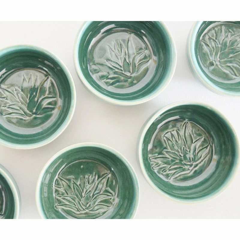 Top 10 ✔️ Sarah Welch Pottery Copitas For Mezcal, Pottery Green Mezcal Glasses, Set Of 6 ❤️ 2 Top 10 ✔️ Sarah Welch Pottery Copitas For Mezcal, Pottery Green Mezcal Glasses, Set Of 6 ❤️ - Image 2