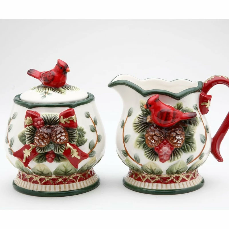Outlet ๐งจ Cosmos Gifts Corp. Evergreen Holiday 2-Piece Sugar And Creamer Set ๐ 2 Outlet ๐งจ Cosmos Gifts Corp. Evergreen Holiday 2-Piece Sugar And Creamer Set ๐ - Image 2