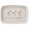 Flash Sale 😉 CREATIVE CO-OP "Life Is Just Better With Chickens" Stoneware Platter 👏