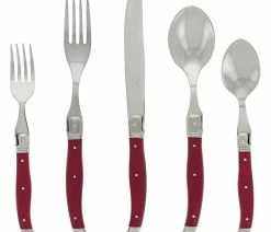 Cheap β French Home Brands Laguiole 20-Piece Stainless Steel/Raspberry Flatware Set Of 4/French Home 𧨠10 Cheap β French Home Brands Laguiole 20-Piece Stainless Steel/Raspberry Flatware Set Of 4/French Home 𧨠-Tabletop Sales Store bf7179e20e0f7f03 8767 w800 h800 b1 p0