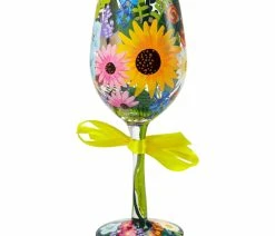 Best reviews of 🥰 American Glassware "Wildflowers" Wine Glass ✔️