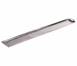 Coupon 🛒 Zodax 40" Long Raw Nickel Serving Tray, Silver ✨