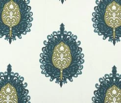 Best reviews of 👏 Exclusive Fabrics & Furnishings, LLC Mayan Teal Printed Cotton Apron, 27"W X 34"L 🎉 -Tabletop Sales Store c33145f1025dbbea 2343 w800 h800 b0 p0