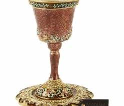 Discount 😍 Matashi Crystals Matashi Hand-Painted Tall Kiddush Cup Set 🔔