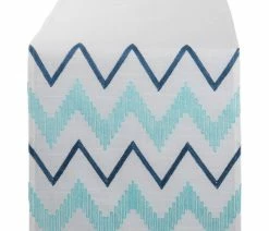 Brand new 🌟 Design Imports DII Off White Base Embroidered Chevron Table Runner 😉