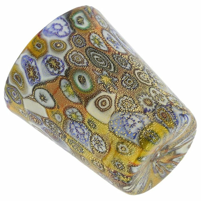 Buy ⌛ GlassOfVenice Murano Glass Millefiori Shot Glass - Gold Multicolor 🥰 4 Buy ⌛ GlassOfVenice Murano Glass Millefiori Shot Glass - Gold Multicolor 🥰 - Image 4