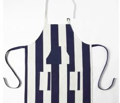 Flash Sale 🧨 Exclusive Fabrics & Furnishings, LLC Cabana Navy Printed Cotton Apron, 27"W X 34"L ❤️ -Tabletop Sales Store ccc1858c025dbbb4 2388 w800 h800 b1 p0