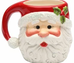 Hot Sale 🌟 Cosmos Gifts Corp. Santa Mugs, Set Of 4 ✔️